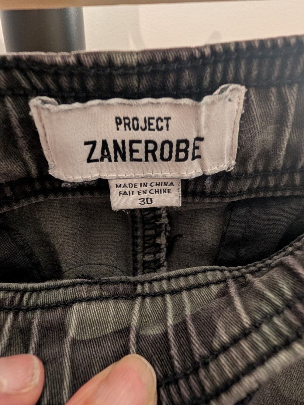 Project Zanerobe Men's Camo Jogger Pants Army Green Sureshot Style Size 30 - Picture 3 of 8
